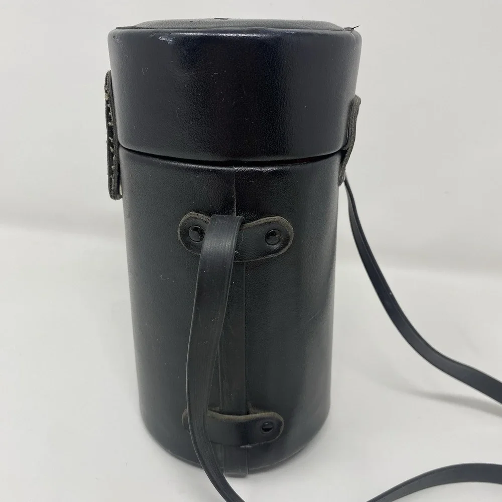 Vtg‎ Star-D Lens Leather Storage Protective Case and Hood 3.75